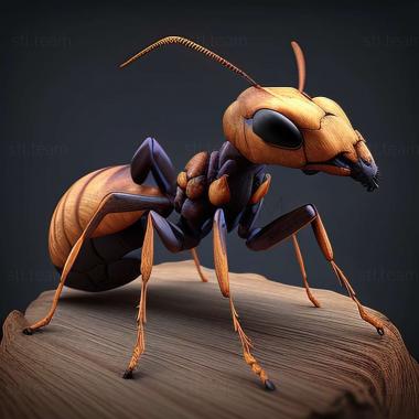 3D model Camponotus albosparsus (STL)